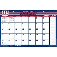 New York Giants 17" x 11" Desk Pad Calendar