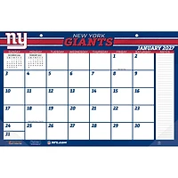 New York Giants 17" x 11" Desk Pad Calendar