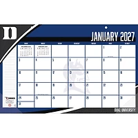 Duke Blue Devils 17" x 11" Desk Pad Calendar