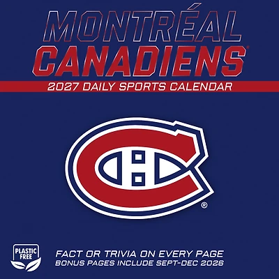 Montreal Canadiens 2027 Box Calendar