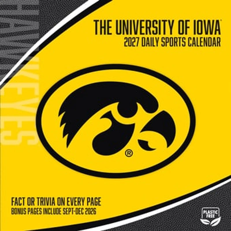 Iowa Hawkeyes 2027 Box Calendar
