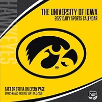 Iowa Hawkeyes 2027 Box Calendar