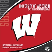Wisconsin Badgers 2027 Box Calendar