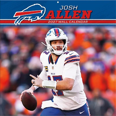 Josh Allen Buffalo Bills 12" x 12" 2027 Player Wall Calendar