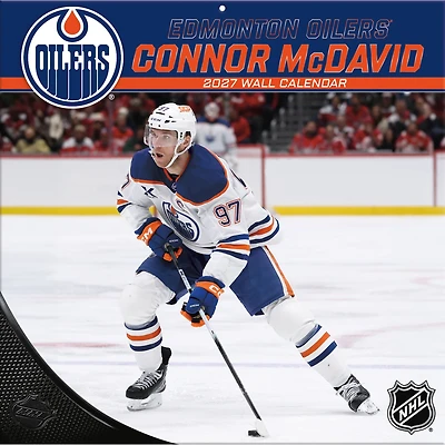 Connor McDavid Edmonton Oilers 12" x 12" 2027 Player Wall Calendar