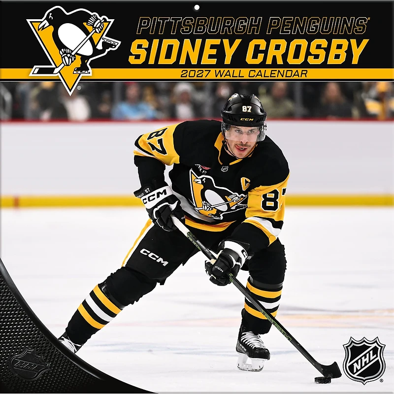 Sidney Crosby Pittsburgh Penguins 12" x 12" 2027 Player Wall Calendar