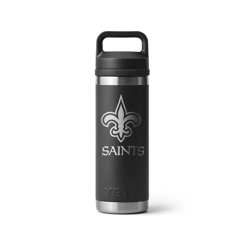 YETI New Orleans Saints 18oz. Rambler Chug Water Bottle