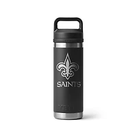YETI New Orleans Saints 18oz. Rambler Chug Water Bottle