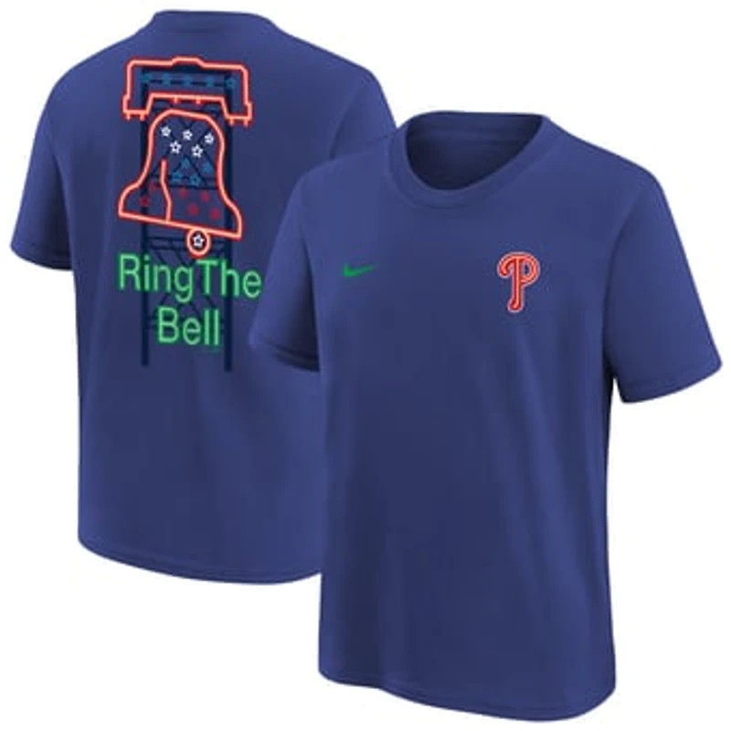 Youth Nike  Royal Philadelphia Phillies Hometown Collection T-Shirt