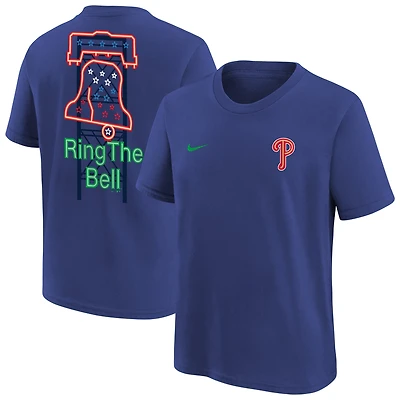 Youth Nike  Royal Philadelphia Phillies Hometown Collection T-Shirt
