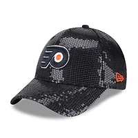 Women's New Era  Black Philadelphia Flyers Sequin 9FORTY Adjustable Hat