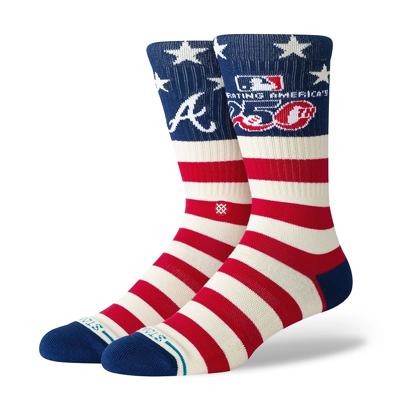 Unisex Stance Atlanta Braves American's 250th Crew Socks