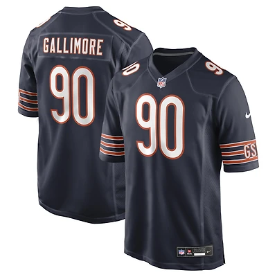 Men's Nike Neville Gallimore Navy Chicago Bears Team Game Jersey
