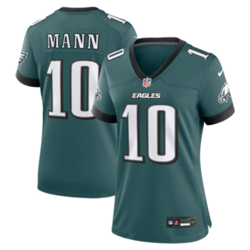 Women's Nike Braden Mann Midnight Green Philadelphia Eagles Team Game Jersey