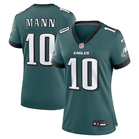 Women's Nike Braden Mann  Midnight Green Philadelphia Eagles Team Game Jersey