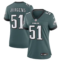 Women's Nike Cam Jurgens  Midnight Green Philadelphia Eagles Team Game Jersey