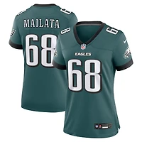 Women's Nike Jordan Mailata  Midnight Green Philadelphia Eagles Team Game Jersey