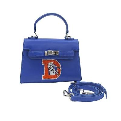 Cuce Denver Broncos Team Color Vegan Leather Mini Purse