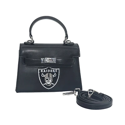 Cuce Las Vegas Raiders Team Color Vegan Leather Purse