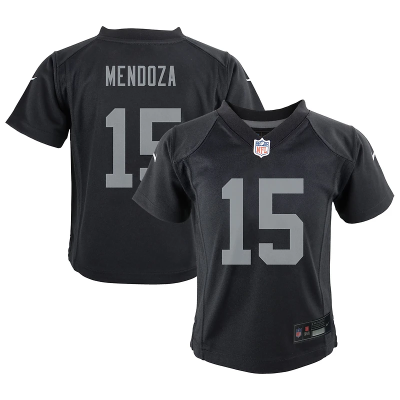 Preschool Nike Fernando Mendoza Black Las Vegas Raiders Team Game Player Jersey