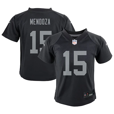 Preschool Nike Fernando Mendoza Black Las Vegas Raiders Team Game Player Jersey