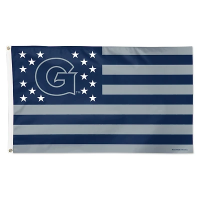 WinCraft Georgetown Hoyas 3' x 5' Single-Sided Deluxe Patriotic Stars & Stripes Flag