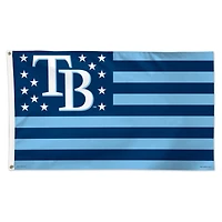 WinCraft Tampa Bay Rays 3' x 5' Single-Sided Deluxe Patriotic Stars & Stripes Flag