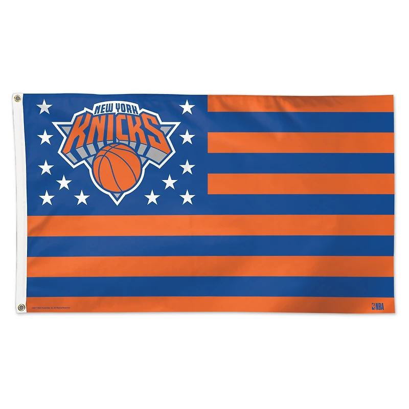 WinCraft New York Knicks 3' x 5' Single-Sided Deluxe Patriotic Stars & Stripes Flag