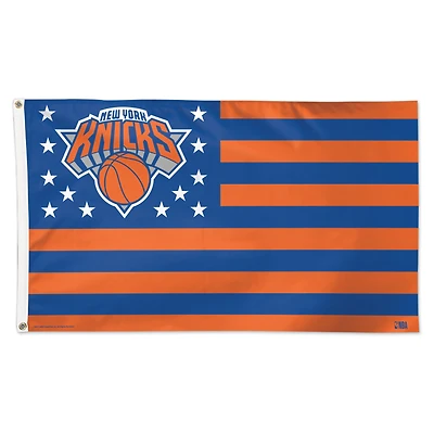 WinCraft New York Knicks 3' x 5' Single-Sided Deluxe Patriotic Stars & Stripes Flag
