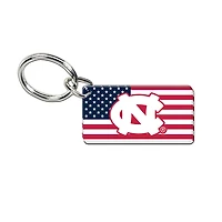 WinCraft North Carolina Tar Heels Stars & Stripes Acrylic Key Ring