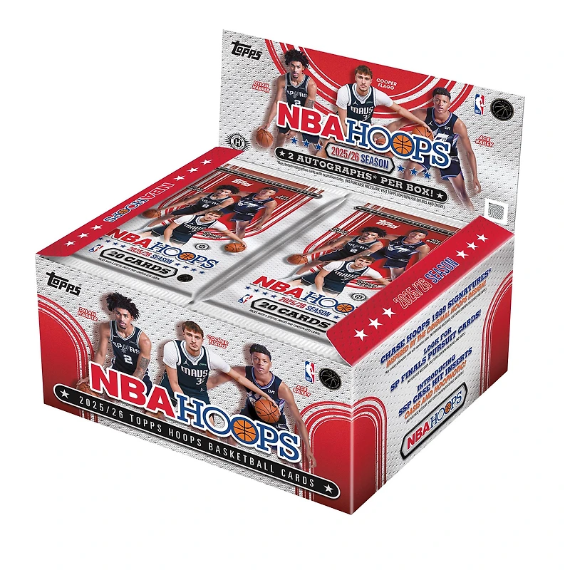 2025/26 Topps Hoops Basketball Factory Sealed Hobby Jumbo Box