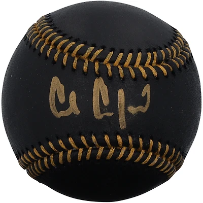 Carl Crawford Tampa Bay Rays Autographed Black Leather Baseball
