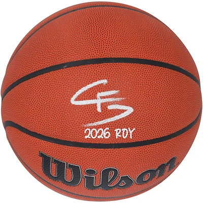 Cooper Flagg Dallas Mavericks Autographed Wilson Authentic Series Indoor/Outdoor Basketball with "2026 ROY" Inscription