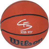 Cooper Flagg Dallas Mavericks Autographed Wilson Authentic Series Indoor/Outdoor Basketball with "2026 ROY" Inscription