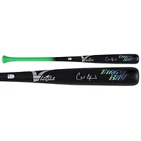 Carl Crawford Tampa Bay Rays Autographed Victus City Connect Bat