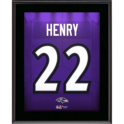 Derrick Henry Baltimore Ravens 10.5" x 13" Jersey Number Sublimated Player Plaque