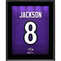 Lamar Jackson Baltimore Ravens 10.5" x 13" Jersey Number Sublimated Player Plaque
