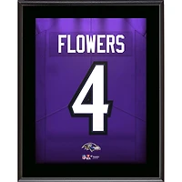 Zay Flowers Baltimore Ravens 10.5" x 13" Jersey Number Sublimated Player Plaque
