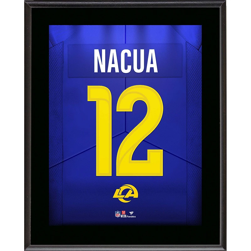 Puka Nacua Los Angeles Rams 10.5" x 13" Jersey Number Sublimated Player Plaque