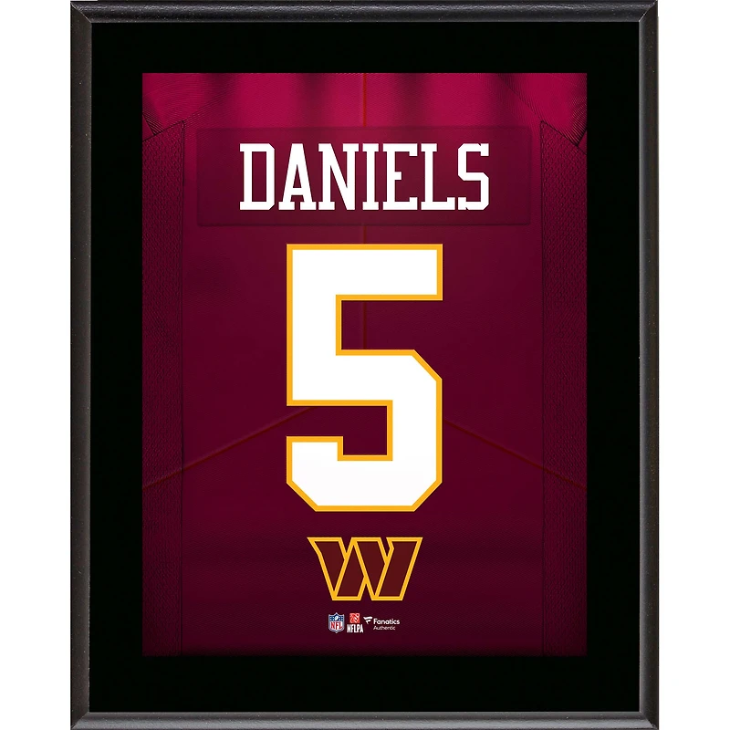 Jayden Daniels Washington Commanders 10.5" x 13" Jersey Number Sublimated Player Plaque
