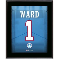 Cam Ward Tennessee Titans 10.5" x 13" Jersey Number Sublimated Player Plaque