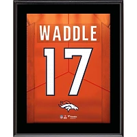 Jaylen Waddle Denver Broncos 10.5" x 13" Jersey Number Sublimated Player Plaque