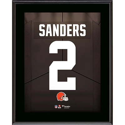 Shedeur Sanders Cleveland Browns 10.5" x 13" Jersey Number Sublimated Player Plaque