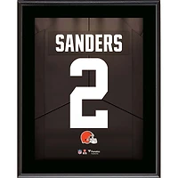 Shedeur Sanders Cleveland Browns 10.5" x 13" Jersey Number Sublimated Player Plaque