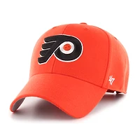 Men's '47  Orange Philadelphia Flyers Wordmark Back Strap MVP Adjustable Hat