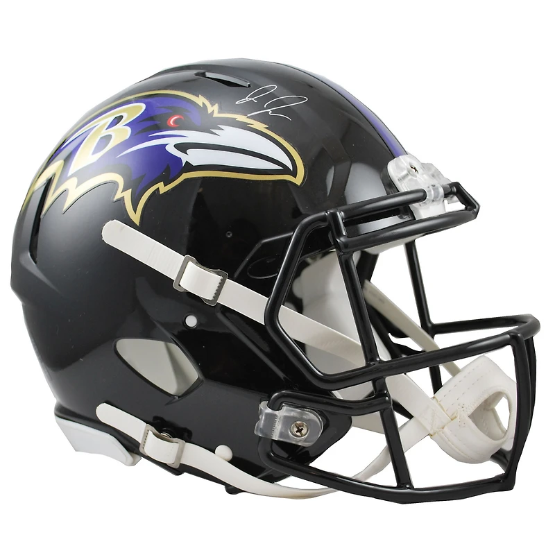 Ja'Kobi Lane Baltimore Ravens Autographed Riddell Speed Authentic Helmet