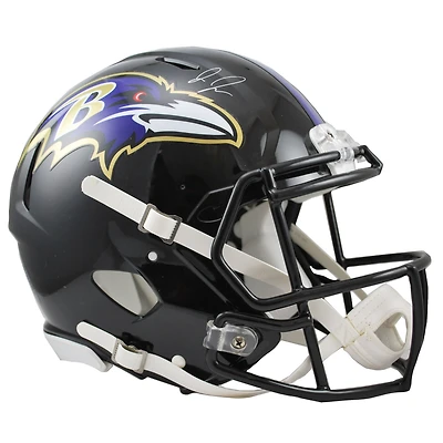 Ja'Kobi Lane Baltimore Ravens Autographed Riddell Speed Authentic Helmet