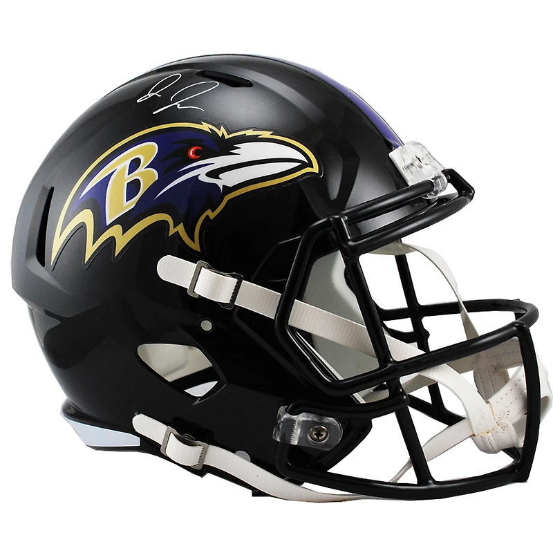 Ja'Kobi Lane Baltimore Ravens Autographed Riddell Speed Replica Helmet