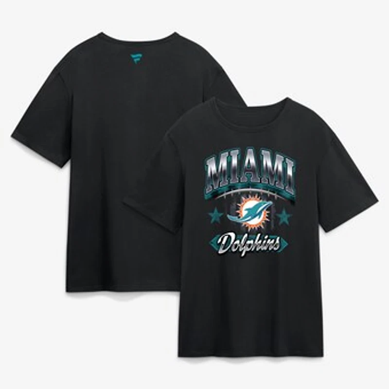 Men's Black Miami Dolphins Americana T-Shirt