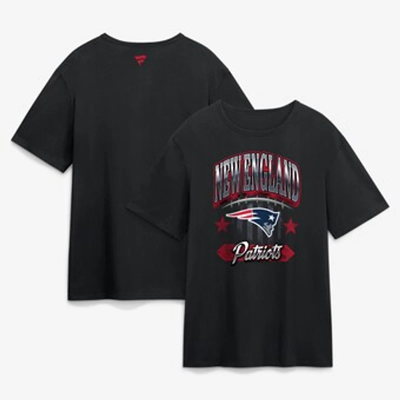 Men's Black New England Patriots Americana T-Shirt